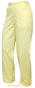 066 - Kalhoty se zapínáním na knoflík s kapsami - nejen lékařské pro zdravotnictví