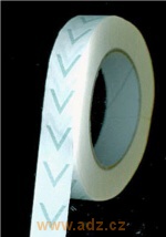 Lepící páska šíře 19 mm - návin 50 metrů s indikátorem pro horkovzdušnou sterilizaci (dříve kat. č. LP 890102)